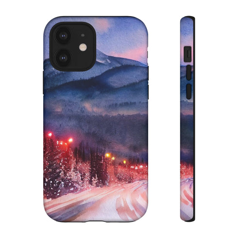 Christmas in Vail Colorado - Impact Resistant Phone Case iPhone 12 Matte